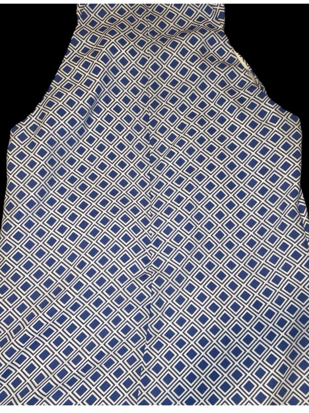 Banana Republic Womens Size O Blue Square Sleeveless Halter Top Blouse - Picture 8 of 9